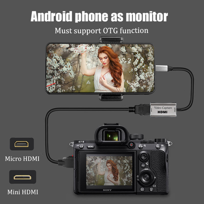 HDMI 어댑터 4K 비디오 캡처 카드 DSLR 비디오 - Hdmi Phone Adapter review and price