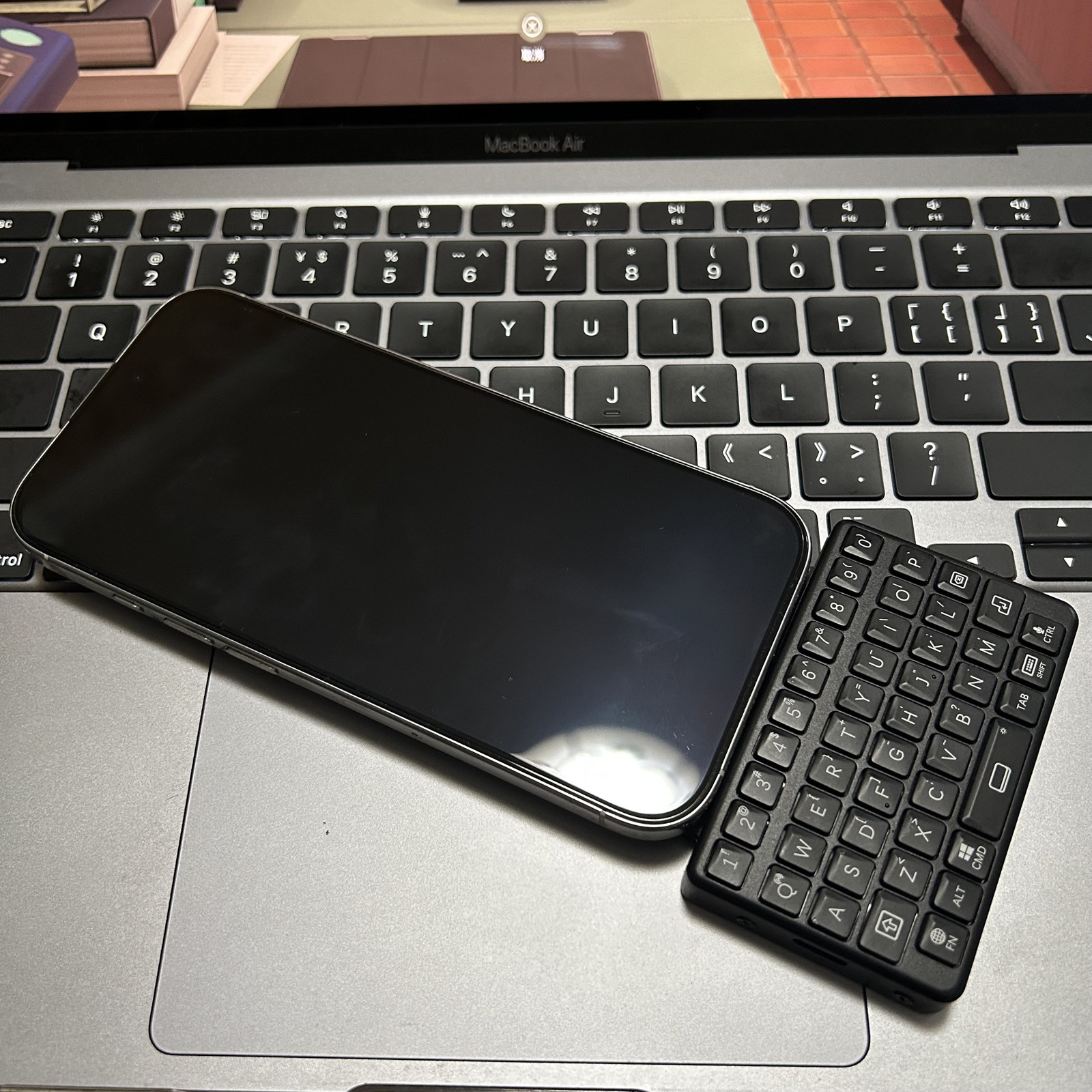 EXknight 레트로 미니 키보드 블루투스 터치패드  - Retro Handset Phone review and price