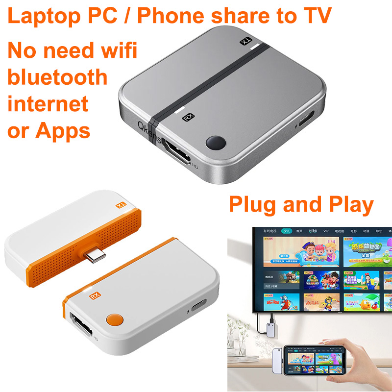 50m 타입 C 무선 송신기 HDMI 수신기 오디오 비 - Hdmi Phone Adapter review and price