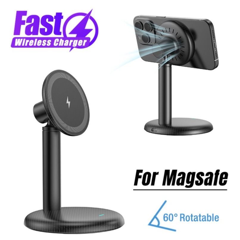 데스크탑 마그네틱 폰 스탠드 고속 무선 충전기 홀더 맥 - Desk Phone Stand review and price