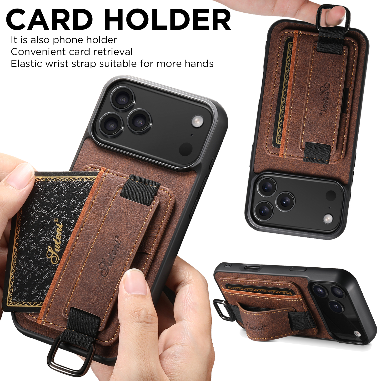 수테니 손목 스트랩 링 버클 카드 홀더 스탠드 아이폰  - Phone Kickstand Ring review and price