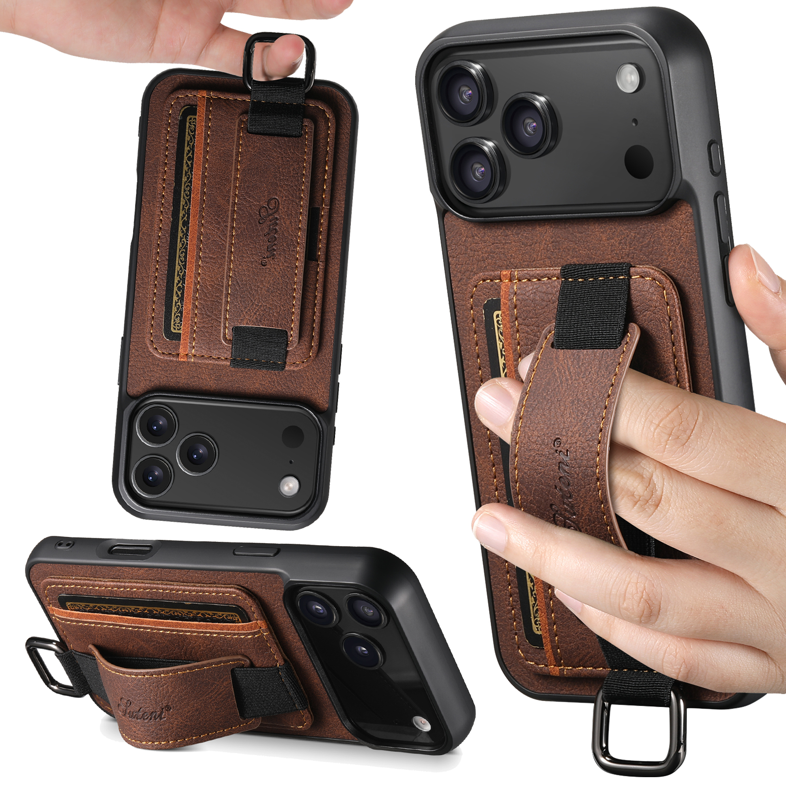 수테니 손목 스트랩 링 버클 카드 홀더 스탠드 아이폰  - Phone Kickstand Ring review and price