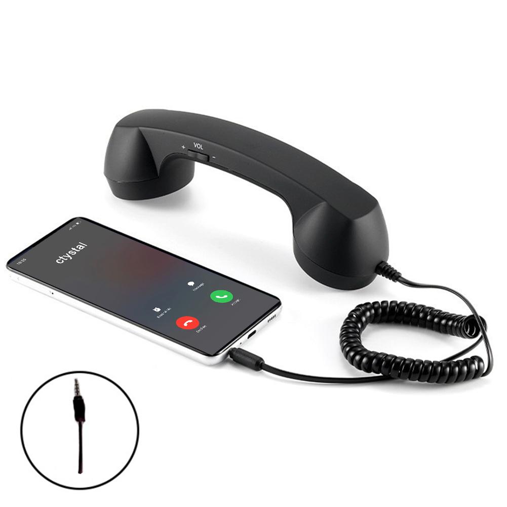 휴대폰용 핸드셋 레트로 타입-C 마이크가 있는 편안한  - Retro Handset Phone review and price