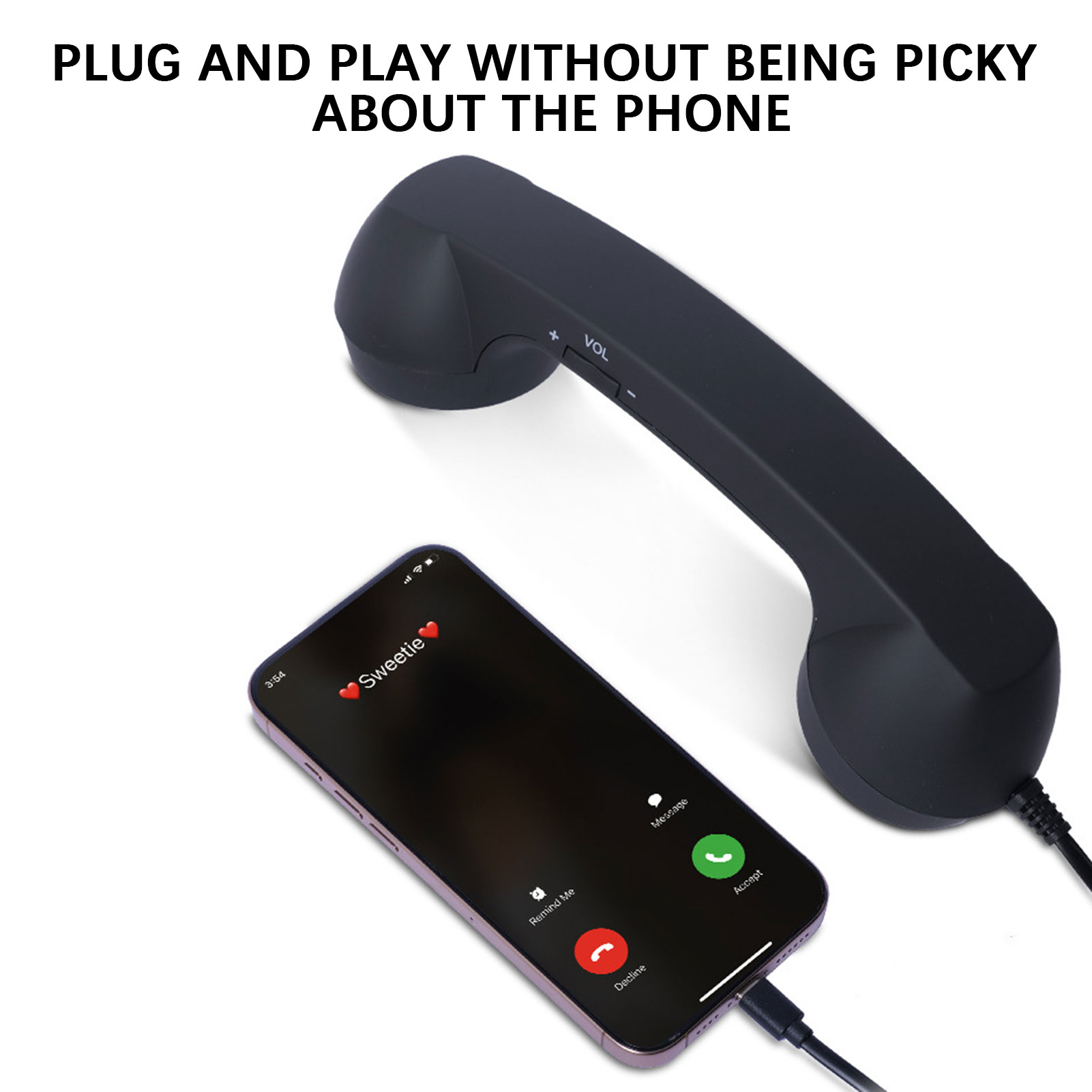 2026 뉴 레트로 스타일 타입-C 휴대폰 핸드셋, 휴 - Retro Handset Phone review and price