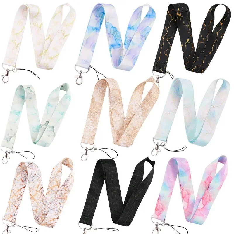 대리석 인쇄 넥 스트랩 키 체인 매는 밧줄 키 여성 I - Neck Hanging Phone Holder review and price