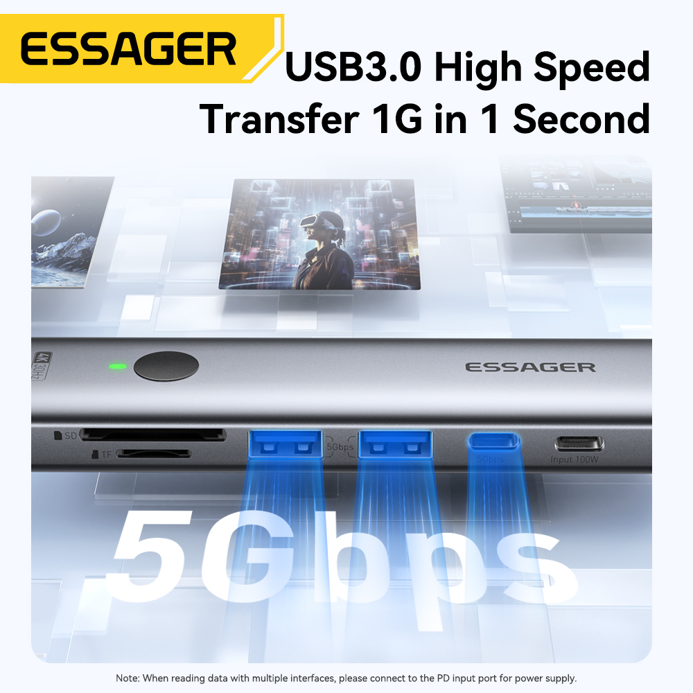 Essager USB C 허브, 맥북, 노트북, 아이패 - Hdmi Phone Adapter review and price