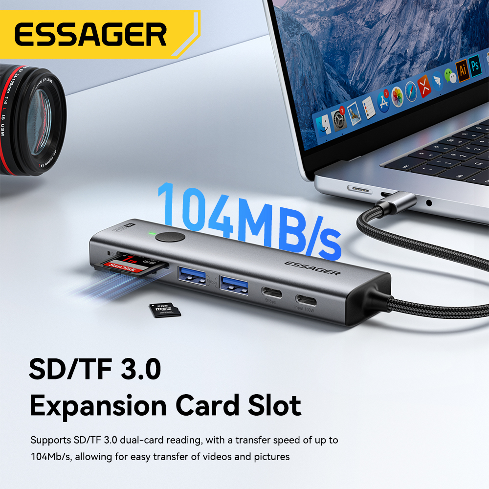 Essager USB C 허브, 맥북, 노트북, 아이패 - Hdmi Phone Adapter review and price