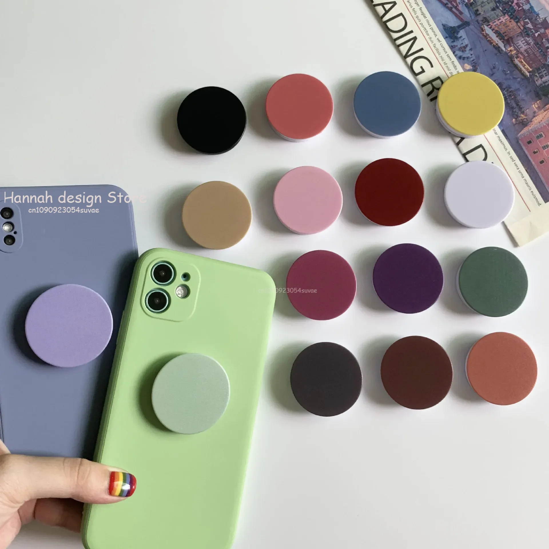 샤오미 화웨이용 럭셔리 광택 휴대폰 소켓, 아이폰 15 - Pop Socket Grip review and price