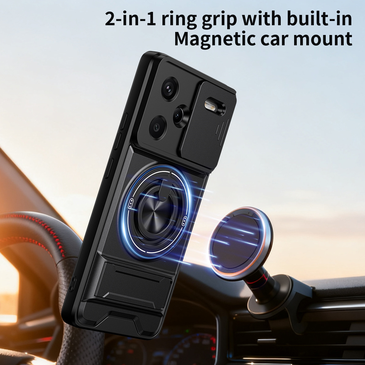 샤오미 레드미 노트 14 13 12 프로 플러스 노트  - Phone Kickstand Ring review and price