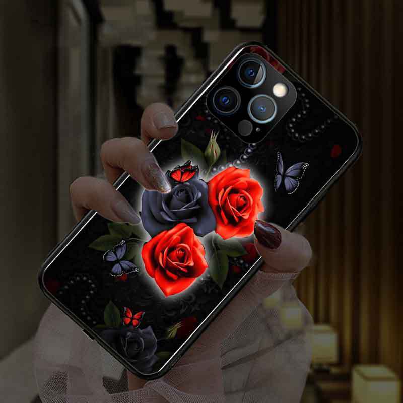 럭셔리 패션 스타일 LED 콜링 라이트 플래시 폰 케이 - Led Flash Case review and price