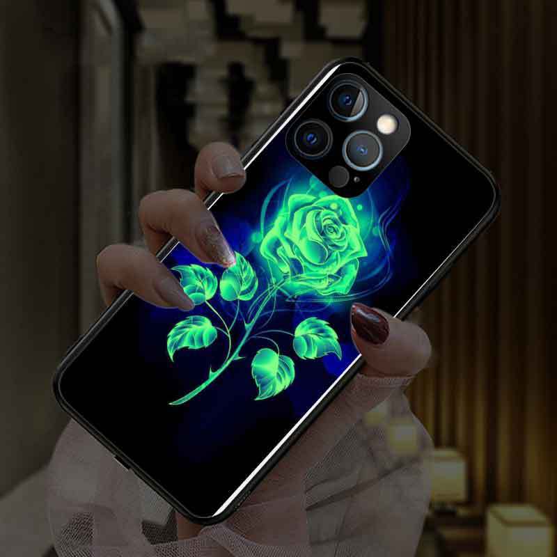 럭셔리 패션 스타일 LED 콜링 라이트 플래시 폰 케이 - Led Flash Case review and price