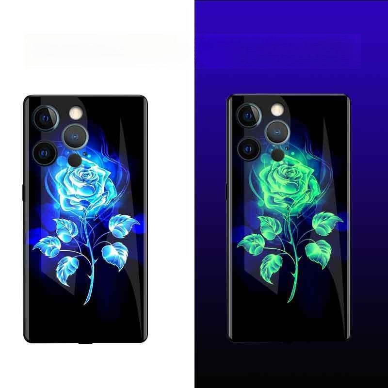 럭셔리 패션 스타일 LED 콜링 라이트 플래시 폰 케이 - Led Flash Case review and price