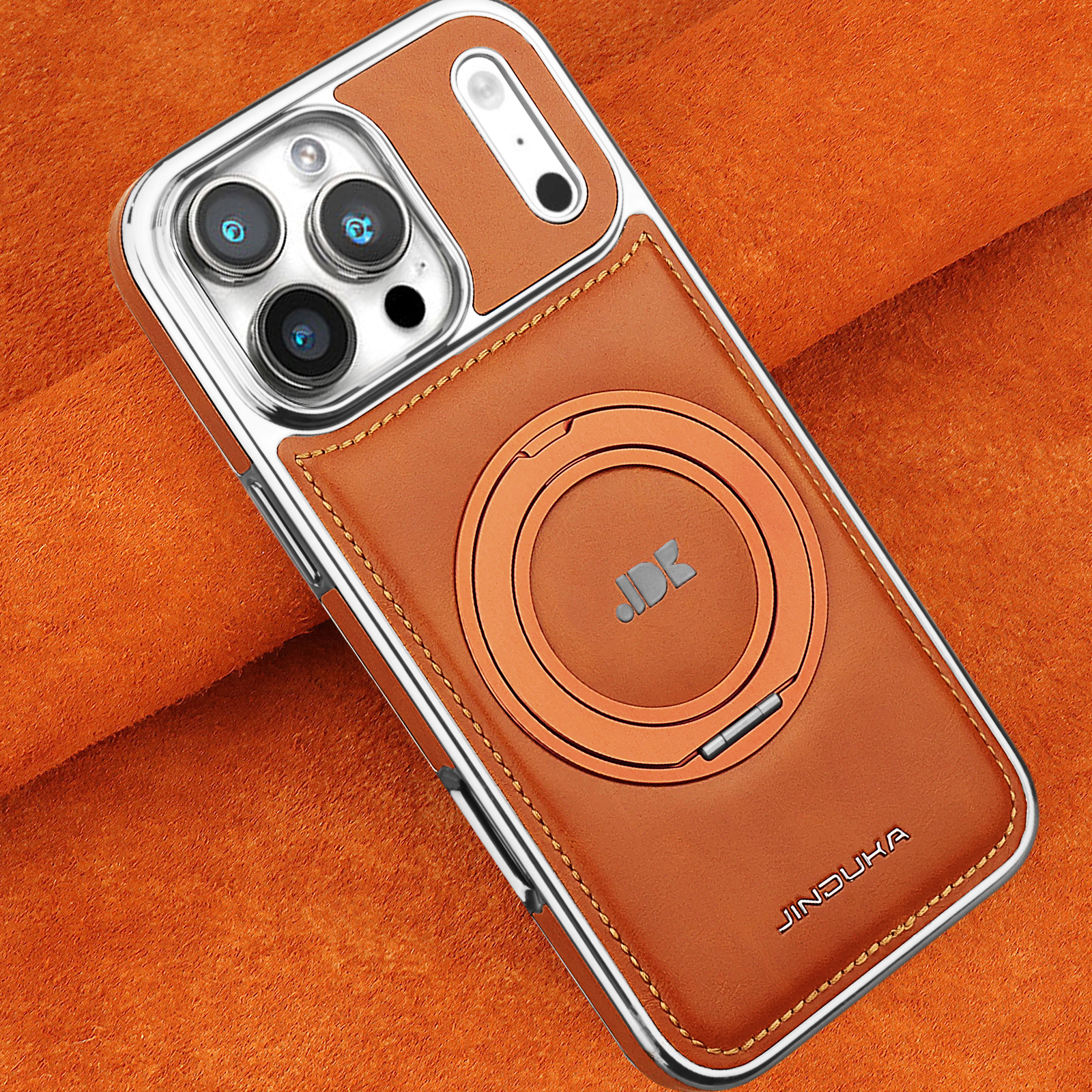 럭셔리 자석 360도 회전 킥스탠드 가죽 폰 케이스 아 - Phone Kickstand Ring review and price