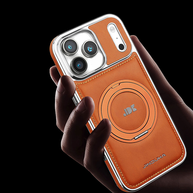럭셔리 자석 360도 회전 킥스탠드 가죽 폰 케이스 아 - Phone Kickstand Ring review and price