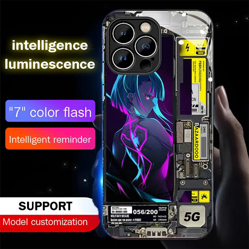 2025 루미너스 강화유리 폰 케이스 아이폰 에어 17 - Led Flash Case review and price