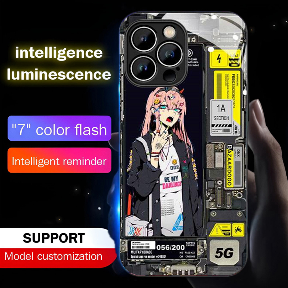 2025 루미너스 강화유리 폰 케이스 아이폰 에어 17 - Led Flash Case review and price