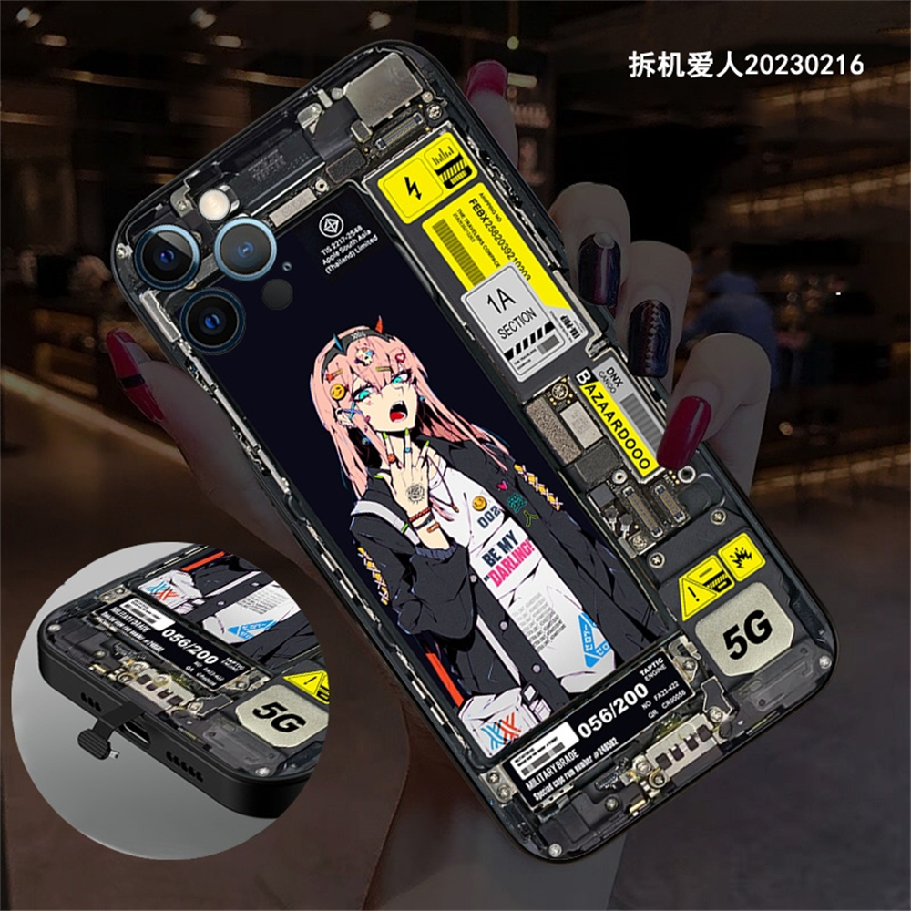 2025 루미너스 강화유리 폰 케이스 아이폰 에어 17 - Led Flash Case review and price