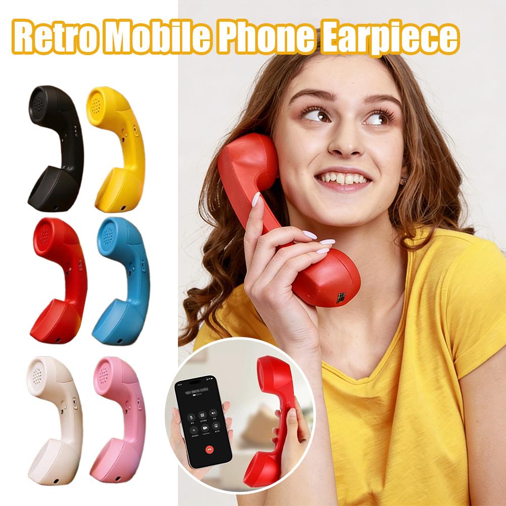 레트로 전화 핸드셋 무선 블루투스 및 유선 3.5mm  - Retro Handset Phone review and price